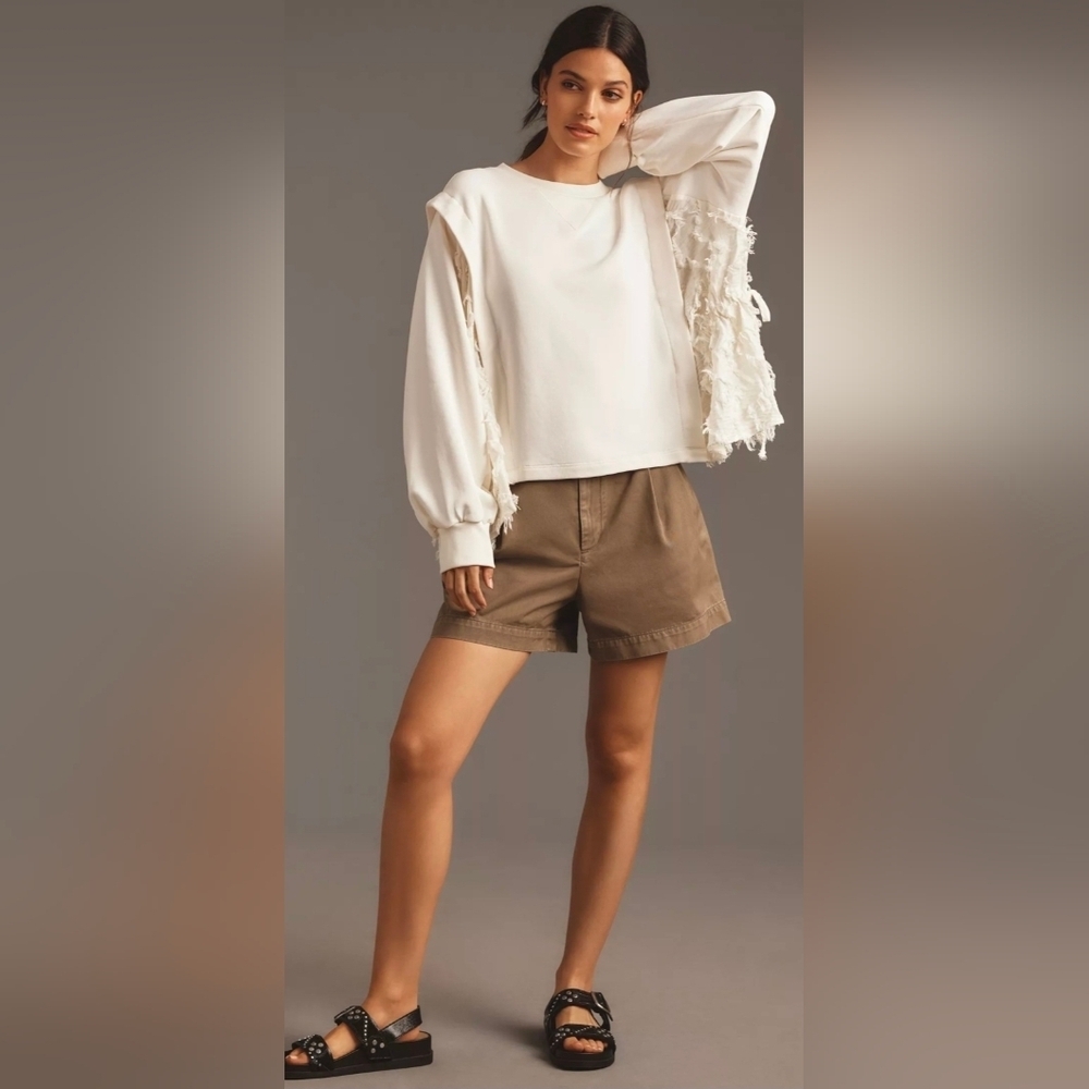 Anthropologie White Sweater Size "S"